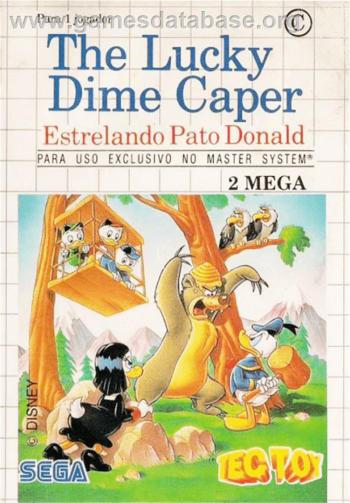 Cover Lucky Dime Caper, The - Starring Donald Duck for Master System II